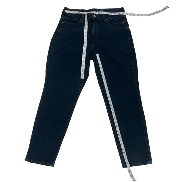 Old Navy Blue High Rise O.G. Straight Secret Slim Pockets Jeans Size 10 Women’s - Picture 4 of 5